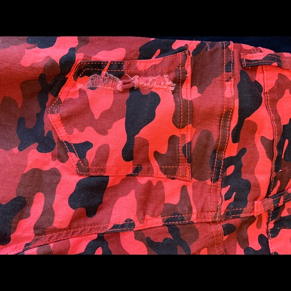 Revamped denim red army distressed s… - Picture 8 of 9